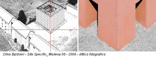 Olivo Barbieri - Site Specific_Modena 08 - 2008 - dittico fotografico
