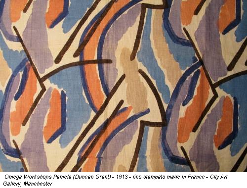 Omega Workshops Pamela (Duncan Grant) - 1913 - lino stampato made in France - City Art Gallery, Manchester