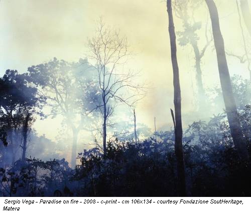 Sergio Vega - Paradise on fire - 2008 - c-print - cm 106x134 - courtesy Fondazione SoutHeritage, Matera