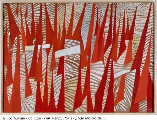 Giulio Turcato - Comizio - coll. Macro, Roma - photo Giorgio Benni