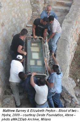 Matthew Barney & Elizabeth Peyton - Blood of two - Hydra, 2009 - courtesy Deste Foundation, Atene - photo aMAZElab Archive, Milano
