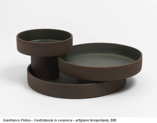 Gianfranco Pintus - Centrotavola in ceramica - artigiano terrapintada, Bitti