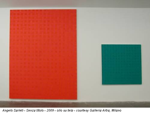 Angelo Sarleti - Senza titolo - 2009 - olio su tela - courtesy Galleria Artra, Milano