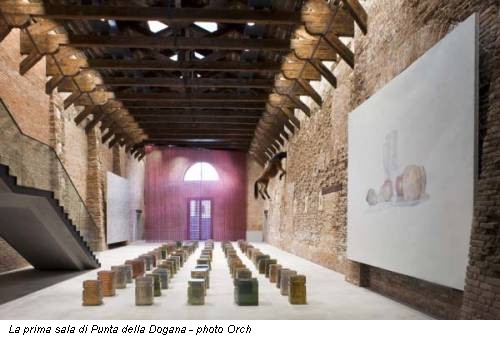 La prima sala di Punta della Dogana - photo Orch