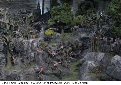 Jake & Dino Chapman - Fucking Hell (particolare) - 2008 - tecnica mista