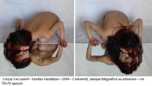 Cinzia Ceccarelli - Vanitas Vanitatum - 2009 - 2 elementi, stampa fotografica su alluminio - cm 70x70 ognuno