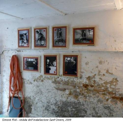 Simone Ridi - veduta dell’installazione Sant’Omero, 2009