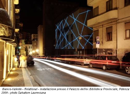 Bianco-Valente - Relational - installazione presso il Palazzo dell'ex Biblioteca Provinciale, Potenza 2009 - photo Salvatore Laurenzana