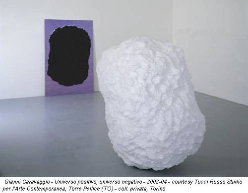Gianni Caravaggio - Universo positivo, universo negativo - 2002-04 - courtesy Tucci Russo Studio per l’Arte Contemporanea, Torre Pellice (TO) - coll. privata, Torino