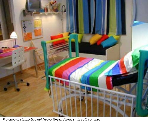 Prototipo di stanza-tipo del Nuovo Meyer, Firenze - in coll. con Ikea