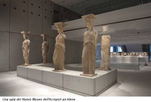 Una sala del Nuovo Museo dell'Acropoli ad Atene