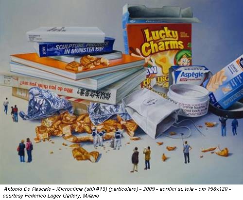 Antonio De Pascale - Microclima (still #13) (particolare) - 2009 - acrilici su tela - cm 158x120 - courtesy Federico Luger Gallery, Milano