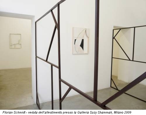 Florian Schmidt - veduta dell’allestimento presso la Galleria Suzy Shammah, Milano 2009