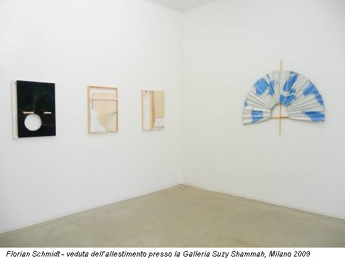 Florian Schmidt - veduta dell’allestimento presso la Galleria Suzy Shammah, Milano 2009