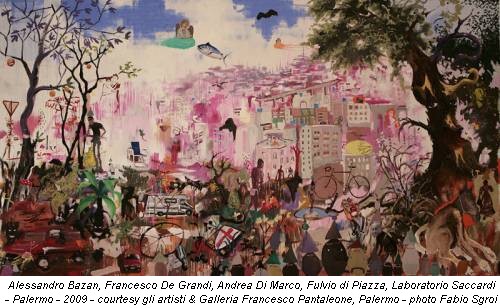 Alessandro Bazan, Francesco De Grandi, Andrea Di Marco, Fulvio di Piazza, Laboratorio Saccardi - Palermo - 2009 - courtesy gli artisti & Galleria Francesco Pantaleone, Palermo - photo Fabio Sgroi