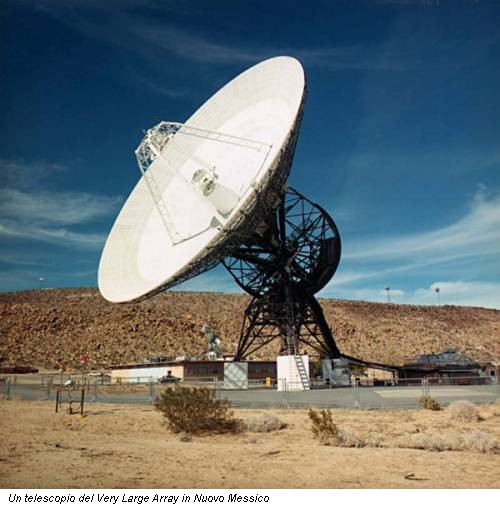 Un telescopio del Very Large Array in Nuovo Messico