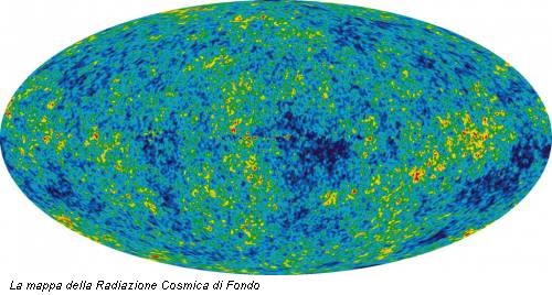 La mappa della Radiazione Cosmica di Fondo