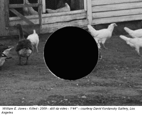 William E. Jones - Killed - 2009 - still da video - 1’44’’ - courtesy David Kordansky Gallery, Los Angeles