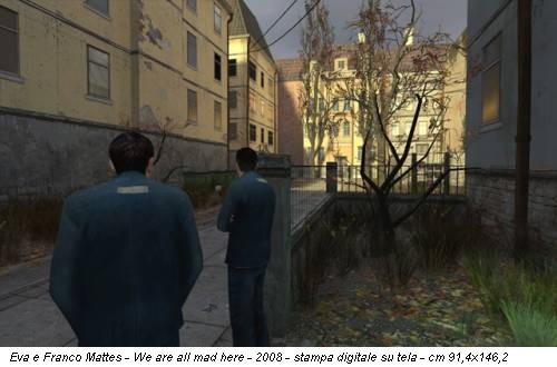 Eva e Franco Mattes - We are all mad here - 2008 - stampa digitale su tela - cm 91,4x146,2