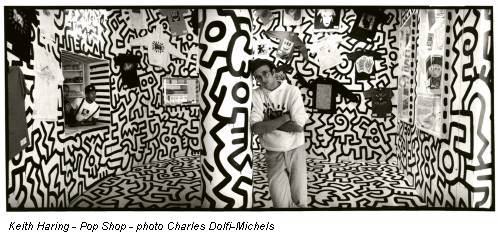 Keith Haring - Pop Shop - photo Charles Dolfi-Michels