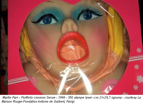 Martin Parr - Portfolio common Sense - 1999 - 350 stampe laser -cm 21x29,7 ognuna - courtesy La Maison Rouge-Fondation Antoine de Galbert, Parigi