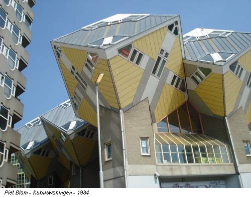 Piet Blom - Kubuswoningen - 1984
