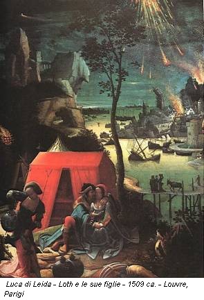 Luca di Leida - Loth e le sue figlie - 1509 ca. - Louvre, Parigi