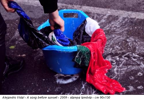Alejandro Vidal - A song before sunset - 2009 - stampa lambda - cm 90x130