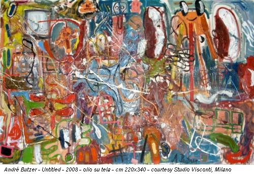 André Butzer - Untitled - 2008 - olio su tela - cm 220x340 - courtesy Studio Visconti, Milano