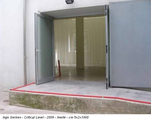 Ingo Gerken - Critical Level - 2009 - livelle - cm 5x2x1000