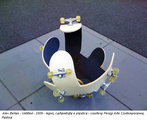 Alex Bellan - Untitled - 2009 - legno, cartavetrata e plastica - courtesy Perugi Arte Contemporanea, Padova