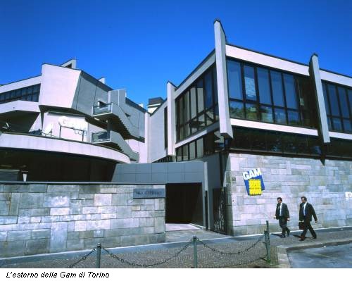 L’esterno della Gam di Torino