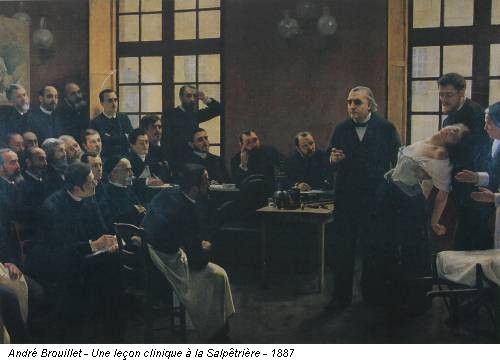 André Brouillet - Une leçon clinique à la Salpêtrière - 1887