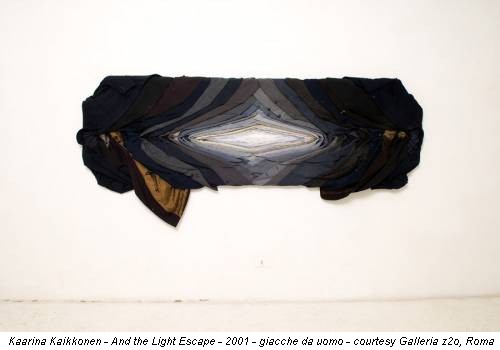 Kaarina Kaikkonen - And the Light Escape - 2001 - giacche da uomo - courtesy Galleria z2o, Roma