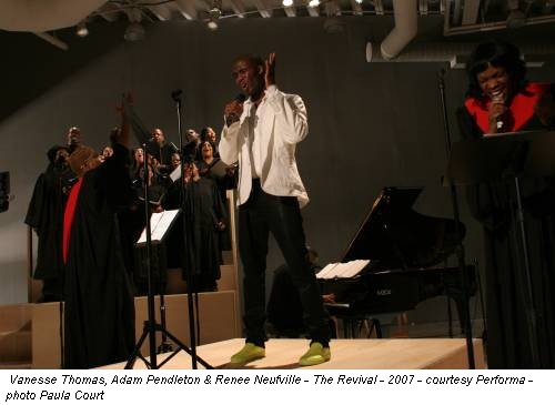 Vanesse Thomas, Adam Pendleton & Renee Neufville - The Revival - 2007 - courtesy Performa - photo Paula Court
