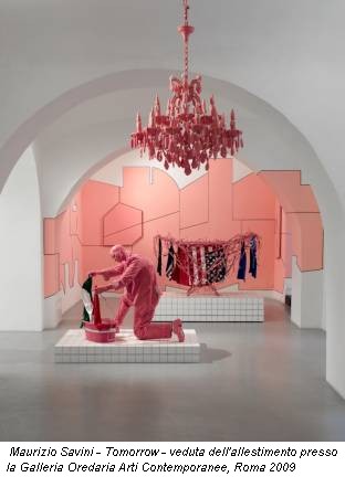 Maurizio Savini - Tomorrow - veduta dell'allestimento presso la Galleria Oredaria Arti Contemporanee, Roma 2009