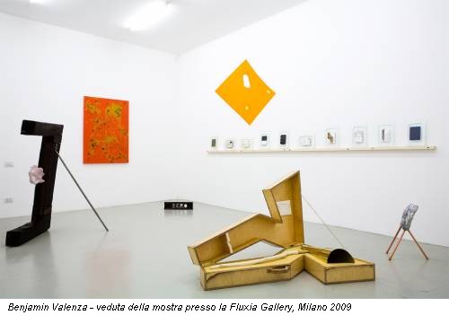Benjamin Valenza - veduta della mostra presso la Fluxia Gallery, Milano 2009