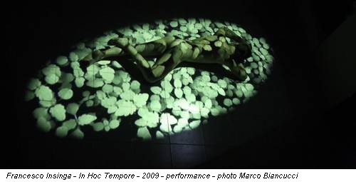 Francesco Insinga - In Hoc Tempore - 2009 - performance - photo Marco Biancucci