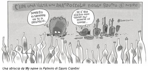 Una striscia da My name is Palmiro di Sauro Ciantini