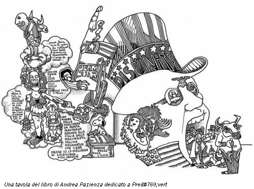 Una tavola del libro di Andrea Pazienza dedicato a Prévert