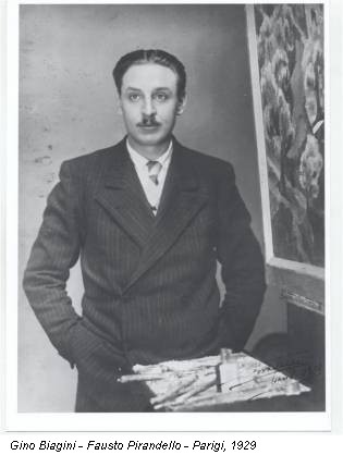 Gino Biagini - Fausto Pirandello - Parigi, 1929