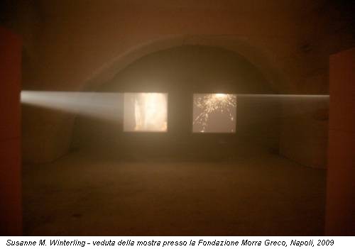 Susanne M. Winterling - veduta della mostra presso la Fondazione Morra Greco, Napoli, 2009