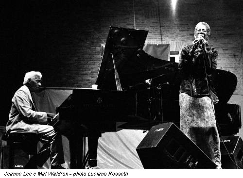 Jeanne Lee e Mal Waldron - photo Luciano Rossetti