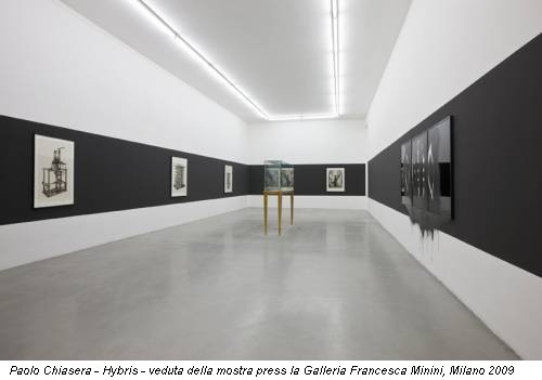 Paolo Chiasera - Hybris - veduta della mostra press la Galleria Francesca Minini, Milano 2009