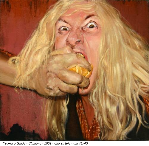 Federico Guida - Shimano - 2009 - olio su tela - cm 41x43