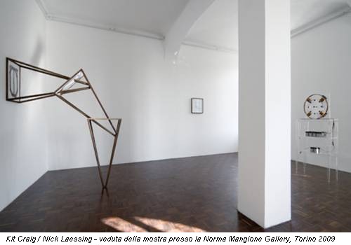 Kit Craig / Nick Laessing - veduta della mostra presso la Norma Mangione Gallery, Torino 2009