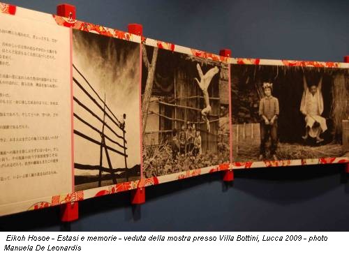 Eikoh Hosoe - Estasi e memorie - veduta della mostra presso Villa Bottini, Lucca 2009 - photo Manuela De Leonardis
