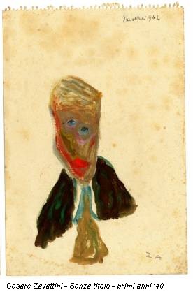Cesare Zavattini - Senza titolo - primi anni ’40
