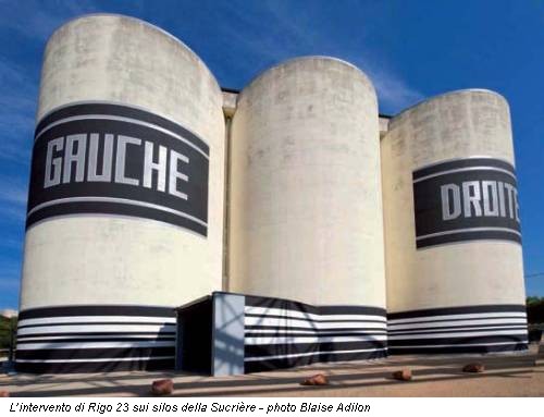 L’intervento di Rigo 23 sui silos della Sucrière - photo Blaise Adilon