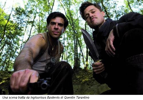 Una scena tratta da Inglourious Basterds di Quentin Tarantino